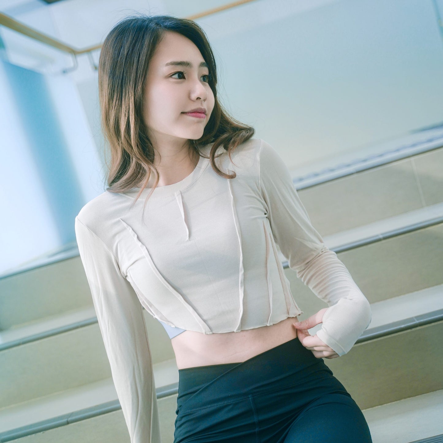 Casual Irregular Waist Fit Top