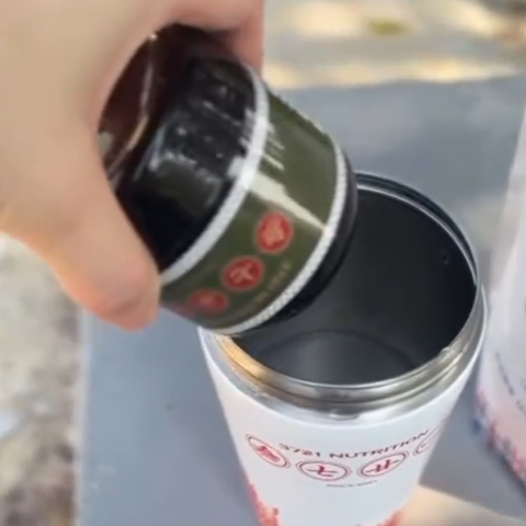 Mini Protein Powder Box Keychain